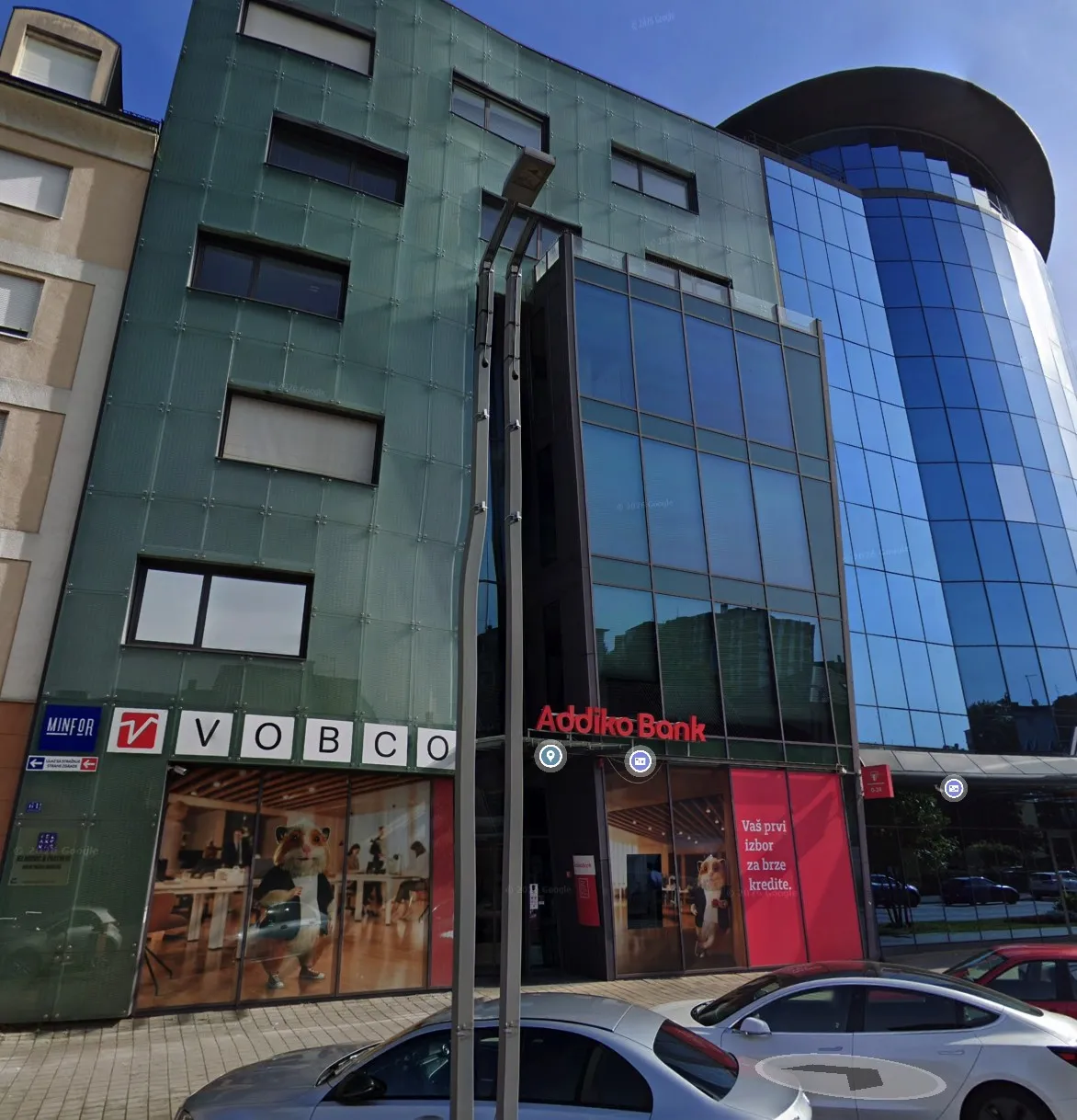 Poslovna zgrada Minfor d.o.o. na adresi Zagrebačka 61, Varaždin